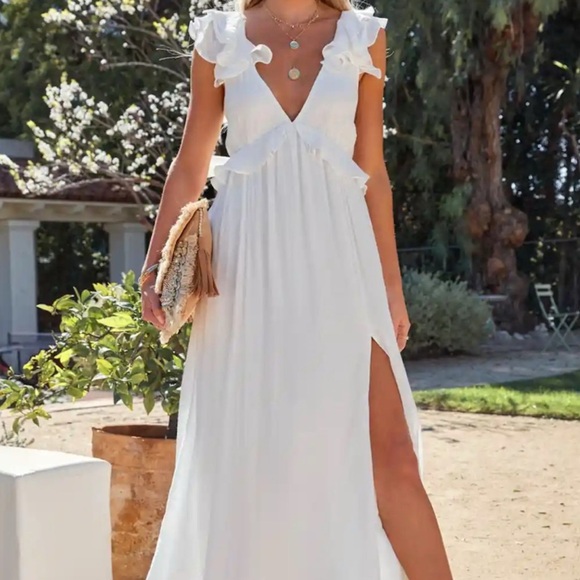 Ruffle Maxi Dress - Picture 1 of 5